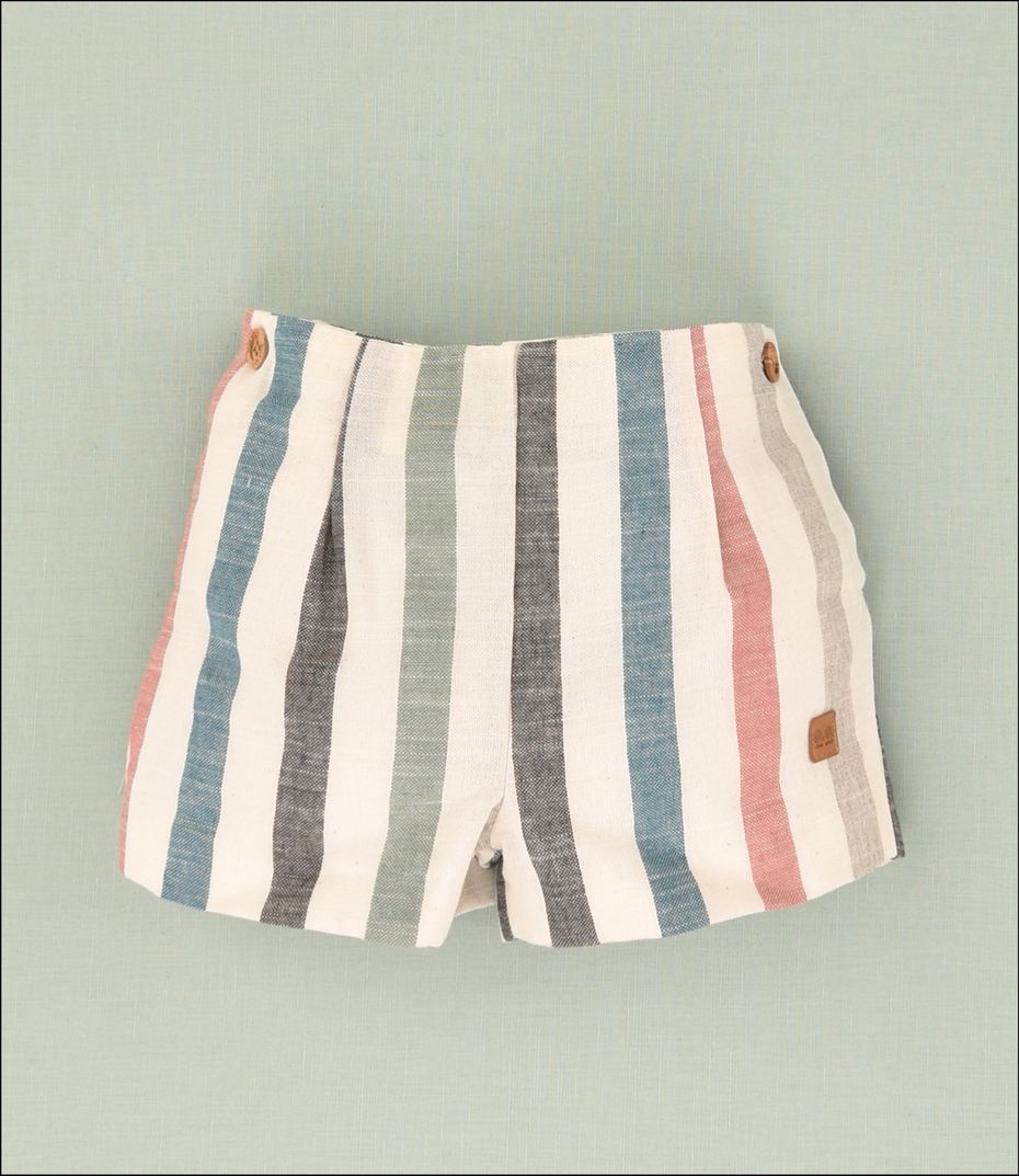Pantalon Corto Rayas