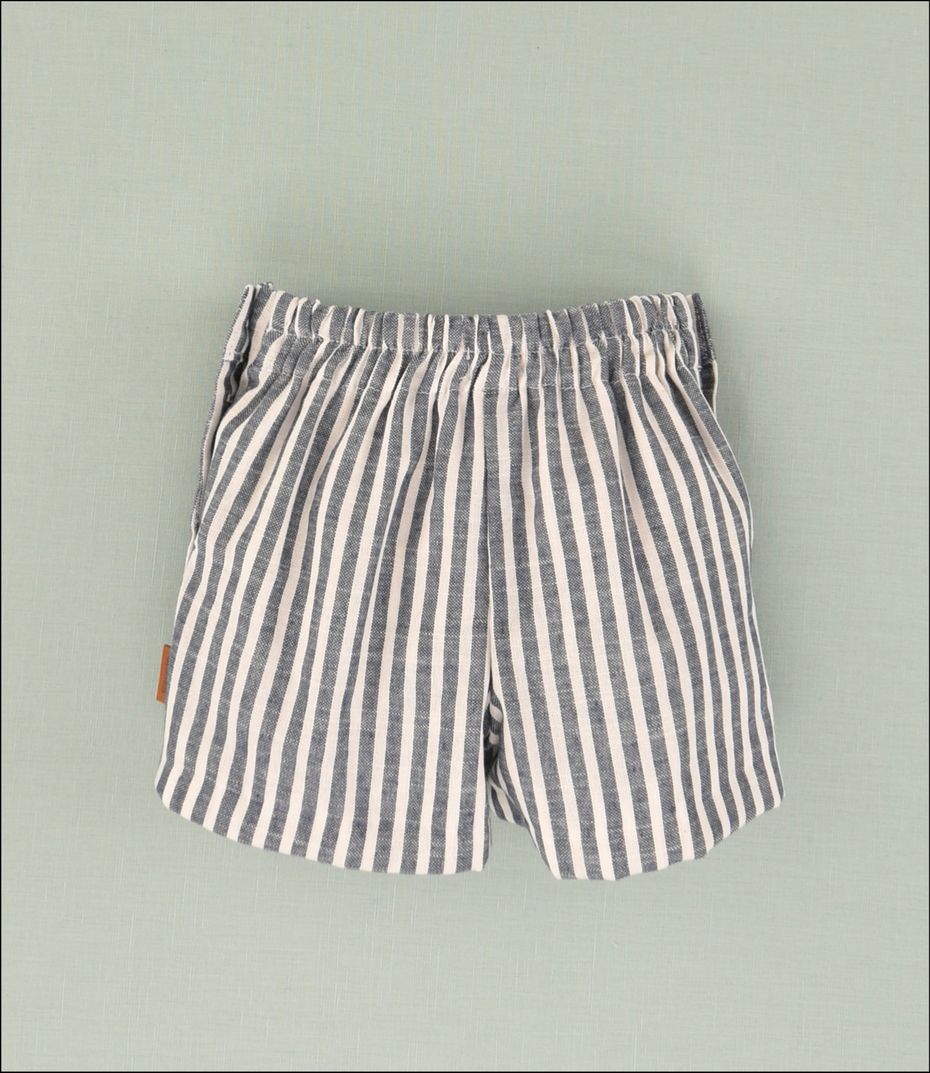 Pantalon Corto Rayas Niño