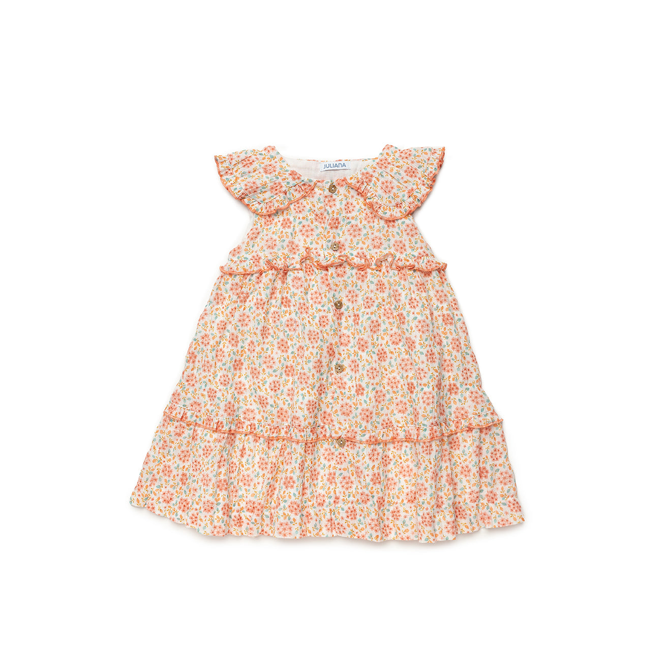 Vestido Florecitas Cuello