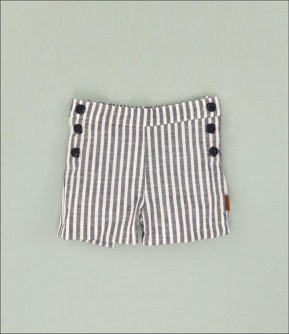 Pantalon Corto Rayas Niño