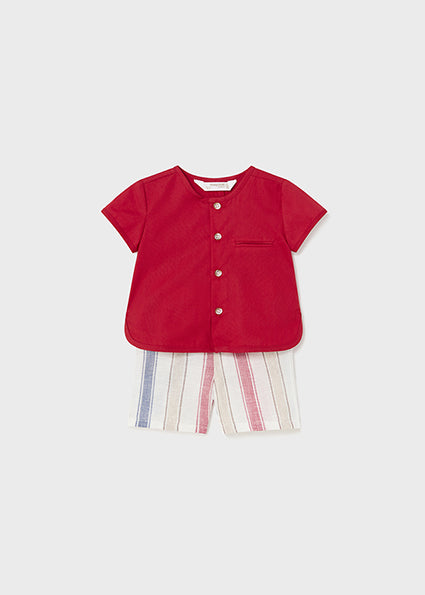 Conj. Pantalon Corto Plana