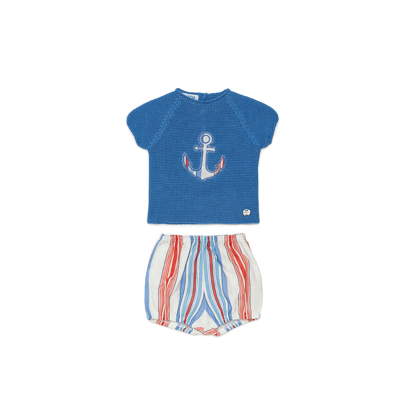 Conjunto Pantalon Tela Rayado Ancla