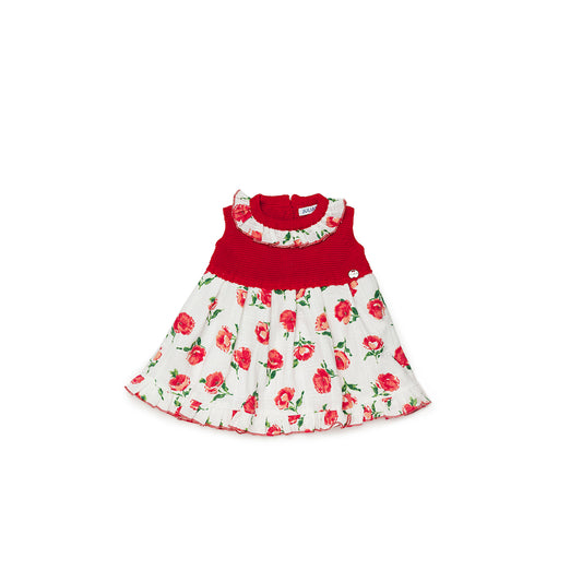 Vestido Cuerpo Punto Flores