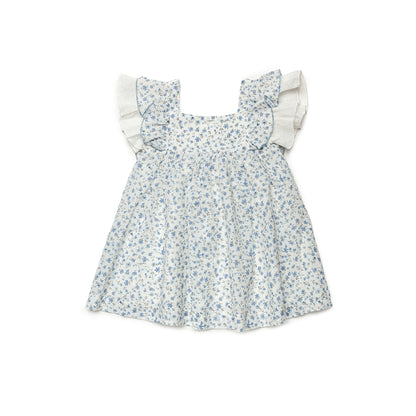 Vestido Florecitas 2 Volante Hombro